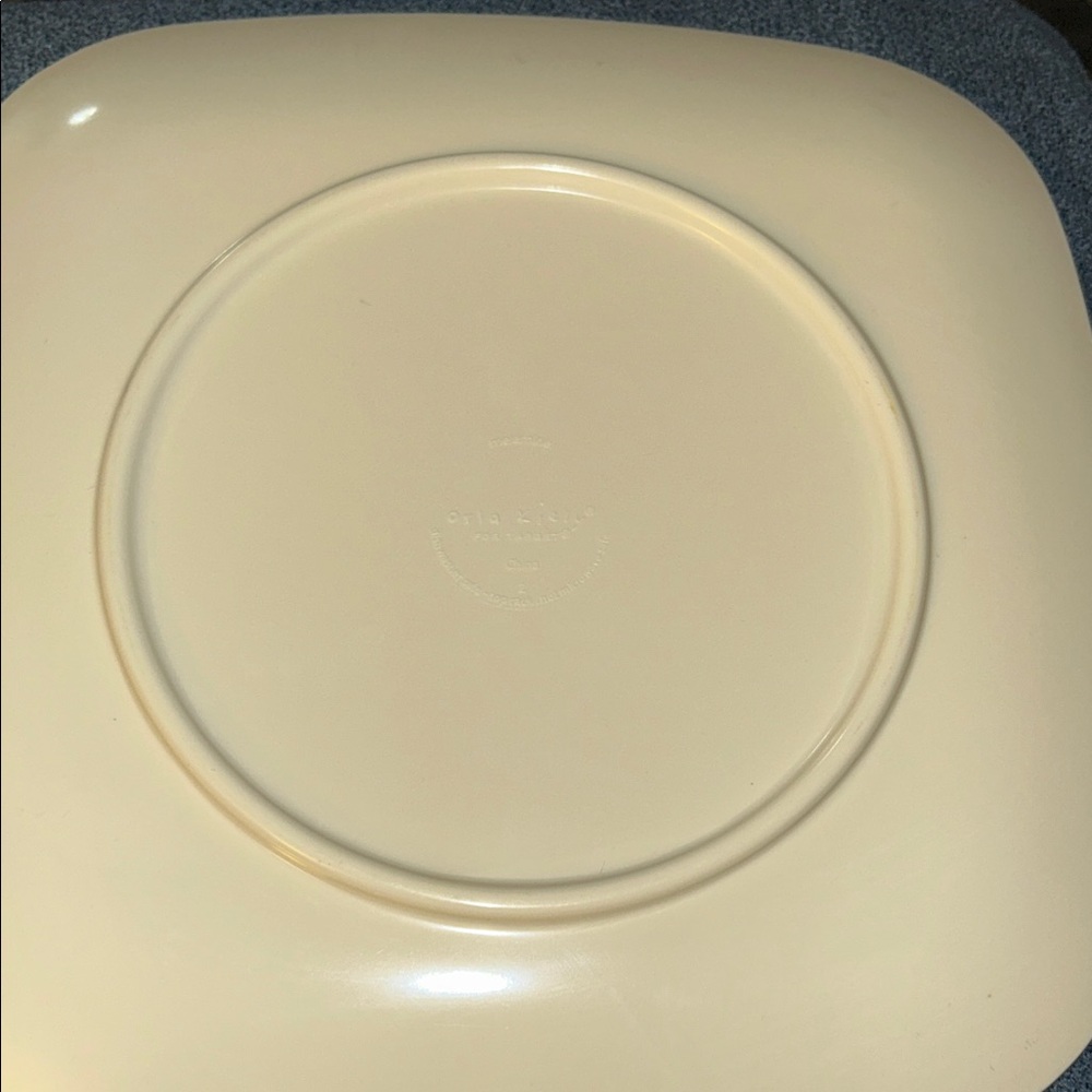 Orla Kiely Blue Floral Dinnerware Set of 4 melamine plates - Picture 9 of 15